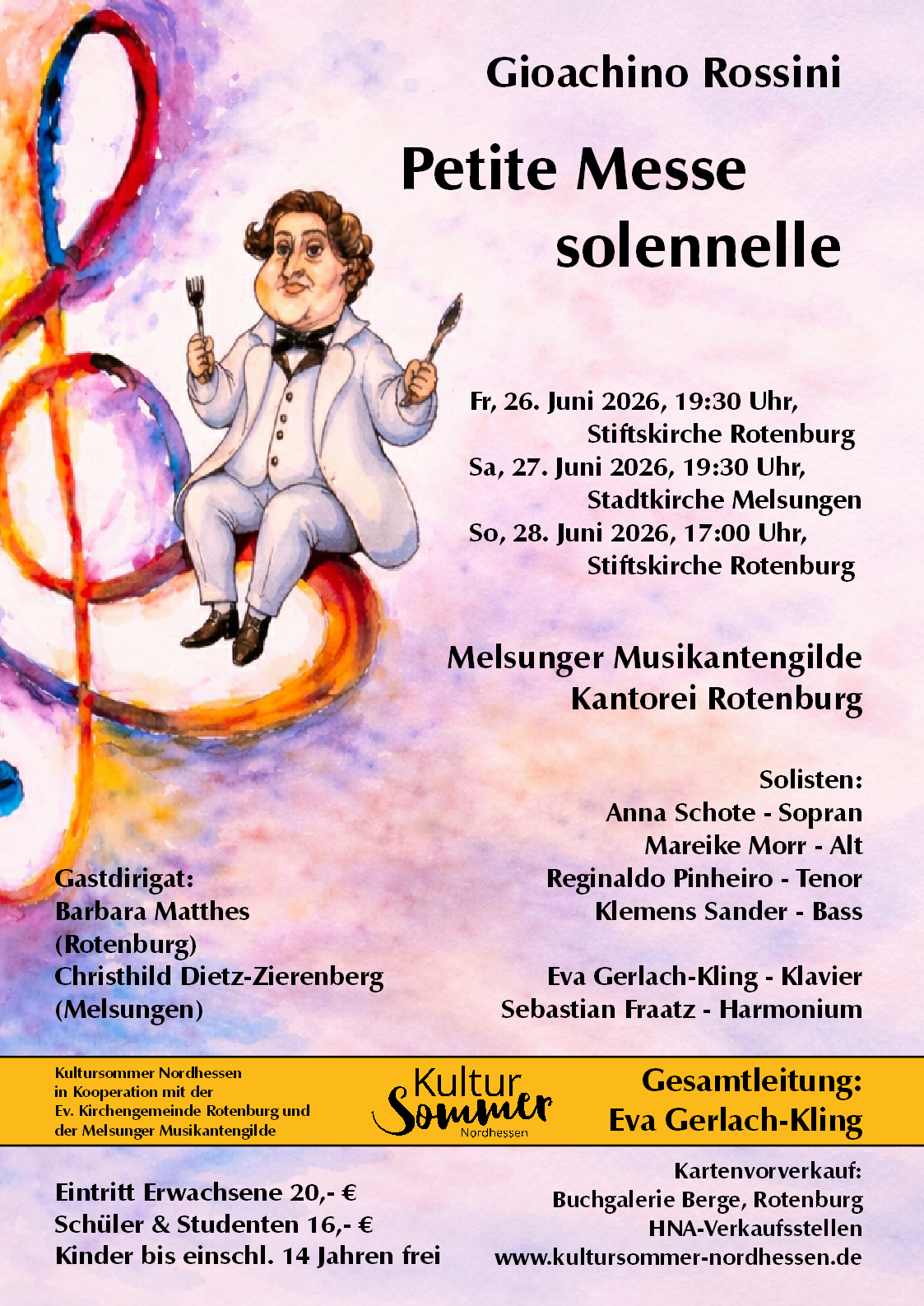 Plakat Rossini Messe